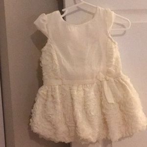 White ruffle dress